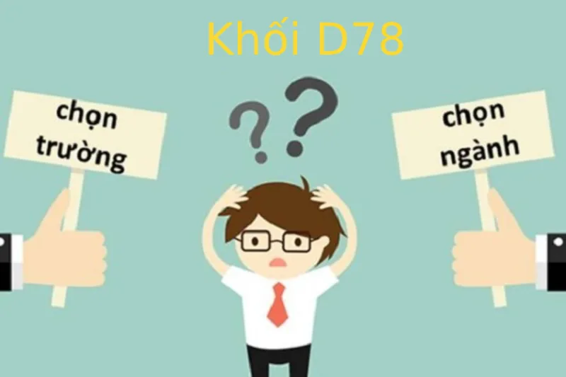 Tổ hợp D78 mở ra nhiều lựa chọn ngành học trong nhóm ngôn ngữ, truyền thông, luật, giáo dục và xã hội.