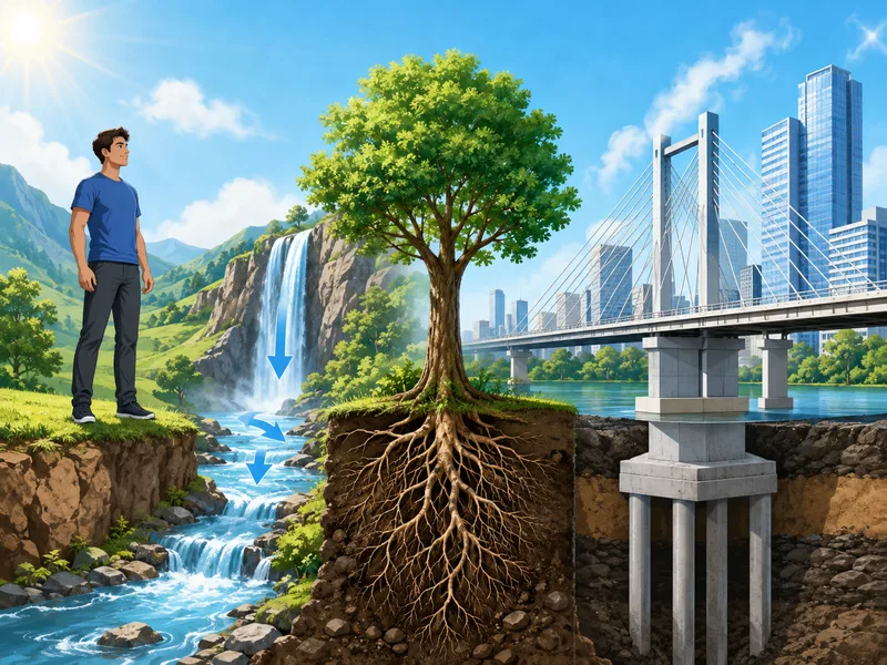 Trọng lực giúp duy trì nhiều hoạt động quen thuộc như đi lại, nước chảy, cây mọc rễ và thiết kế công trình an toàn.